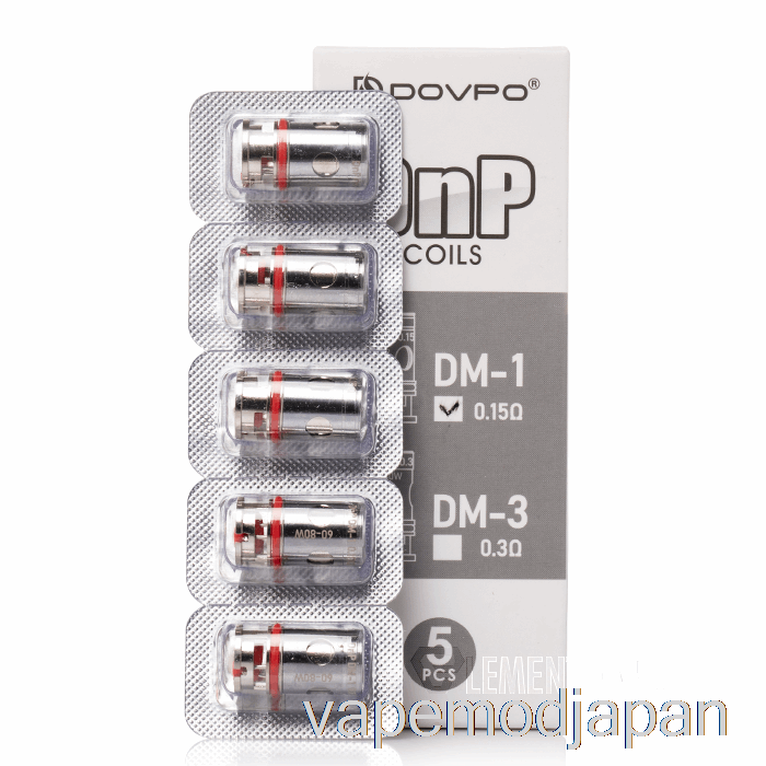 Vape Japan Dovpo Dnp 交換用コイル 0.15ohm Dnp Dm-1 コイル